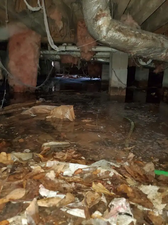 Crawl space flood assessment for Commercial Water Damage Restoration in Lake Stevens